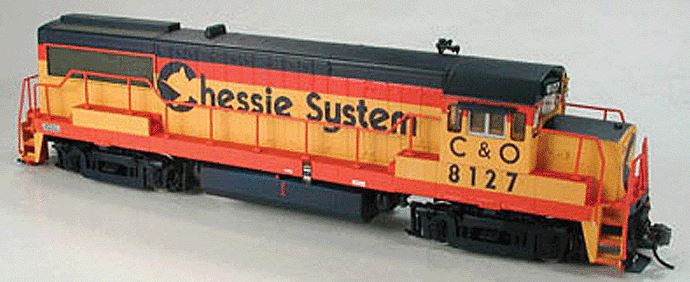 Bowser 23385 HO Chessie System C&O GE U25B Diesel Locomotive #8127