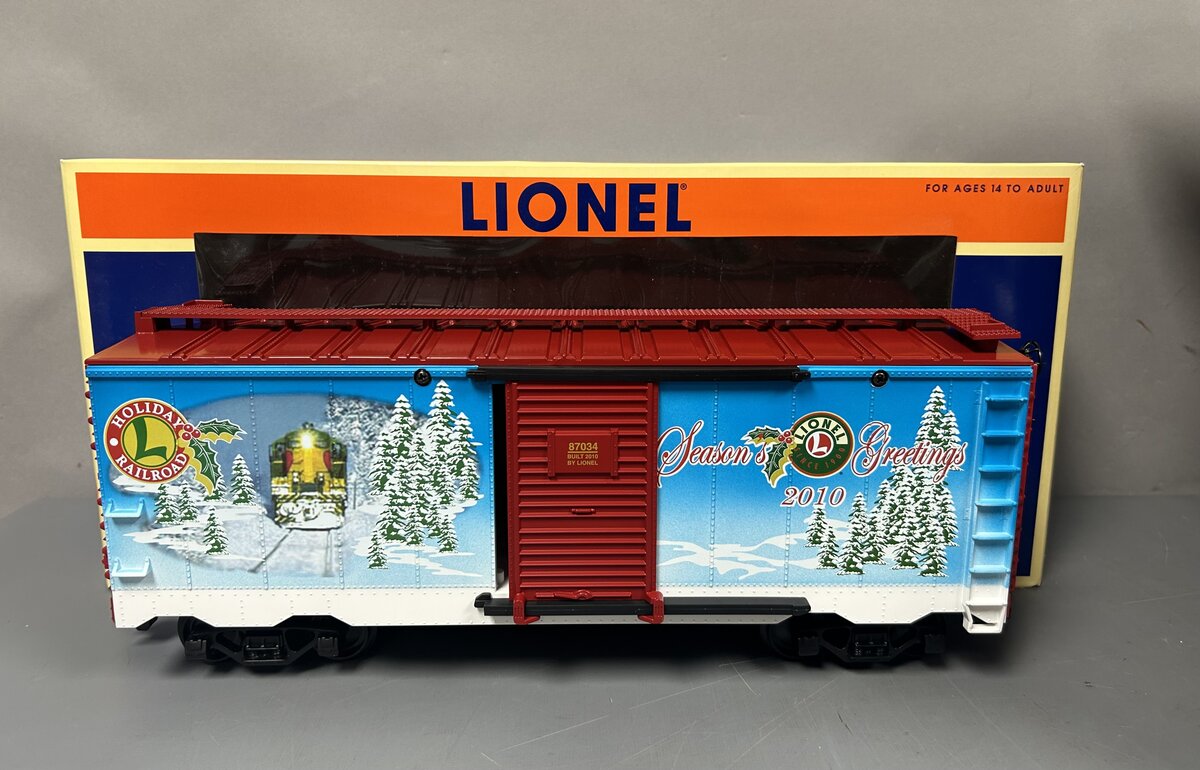 Lionel 8-87034 G 2010 Holiday Boxcar