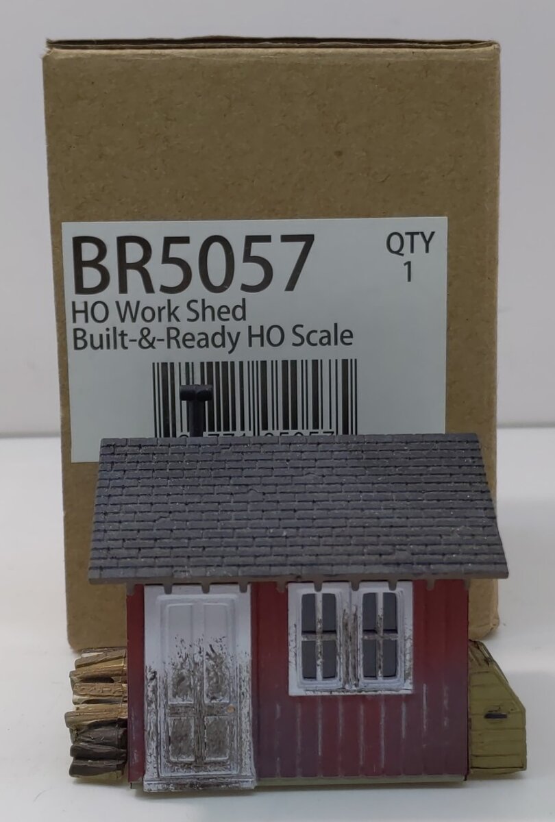 Woodland Scenics BR5057 HO Built-&-Ready Work Shed Building