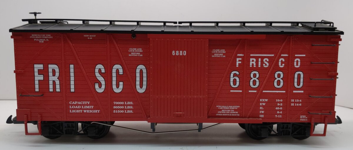 USA Trains 1433 G Frisco Outside Braced Box Car #6880