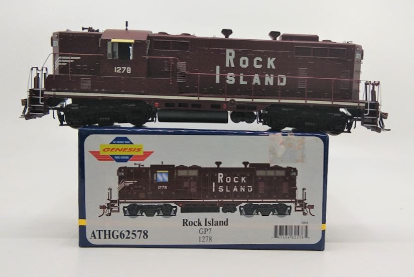 Athearn G62578 HO Rock Island GP7 Diesel Locomotive #1278