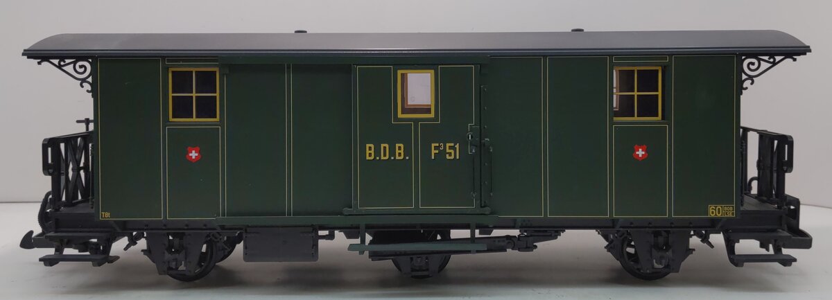 LGB 40330 G SBB "Ballenberg Post " Baggage Car - Plastic Wheels