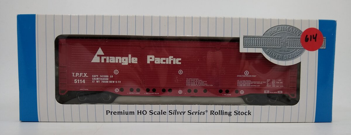 Bachmann 18138 HO Triangle Pacific Evans All-Door Box Car #5114