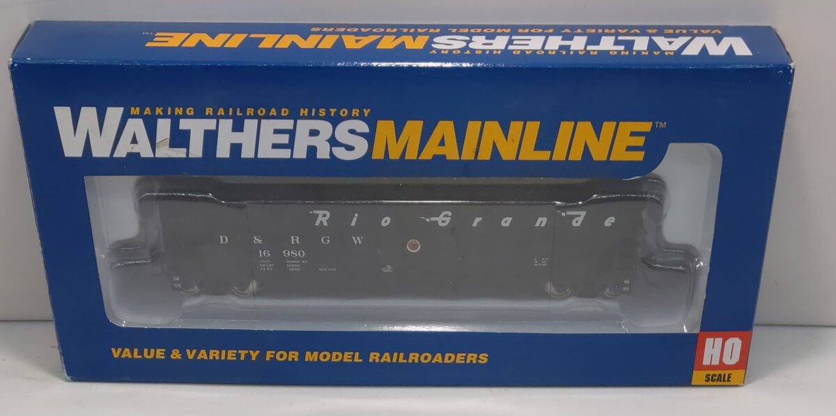 Walthers 910-1970 HO Denver & Rio Grande Western 50' 100-Ton 4-Bay Hopper #16980