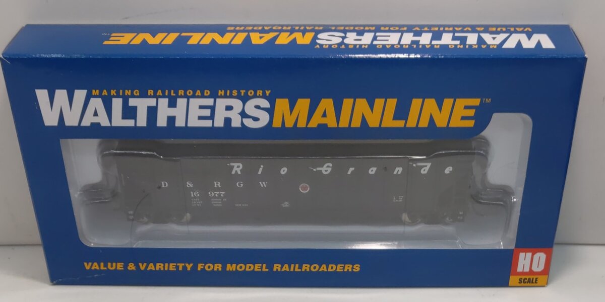Walthers 910-1969 HO Denver & Rio Grande Western 50' 100-Ton 4-Bay Hopper #16977