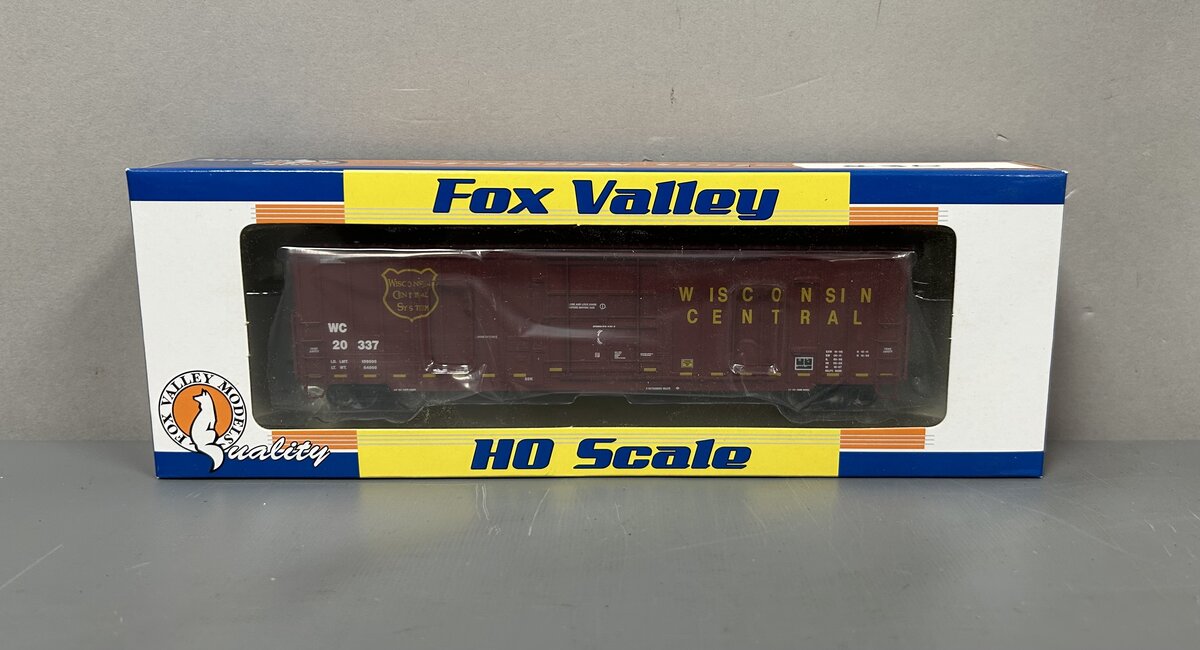 Fox Valley Models 30018 HO Scale Wisconsin Central 7 Post Box Car #20337