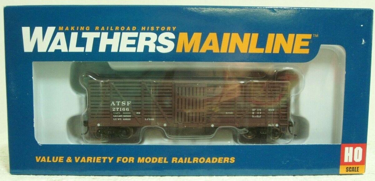 Walthers 910-4505 40' Stock Car w/Dreadnaught Ends # 27166