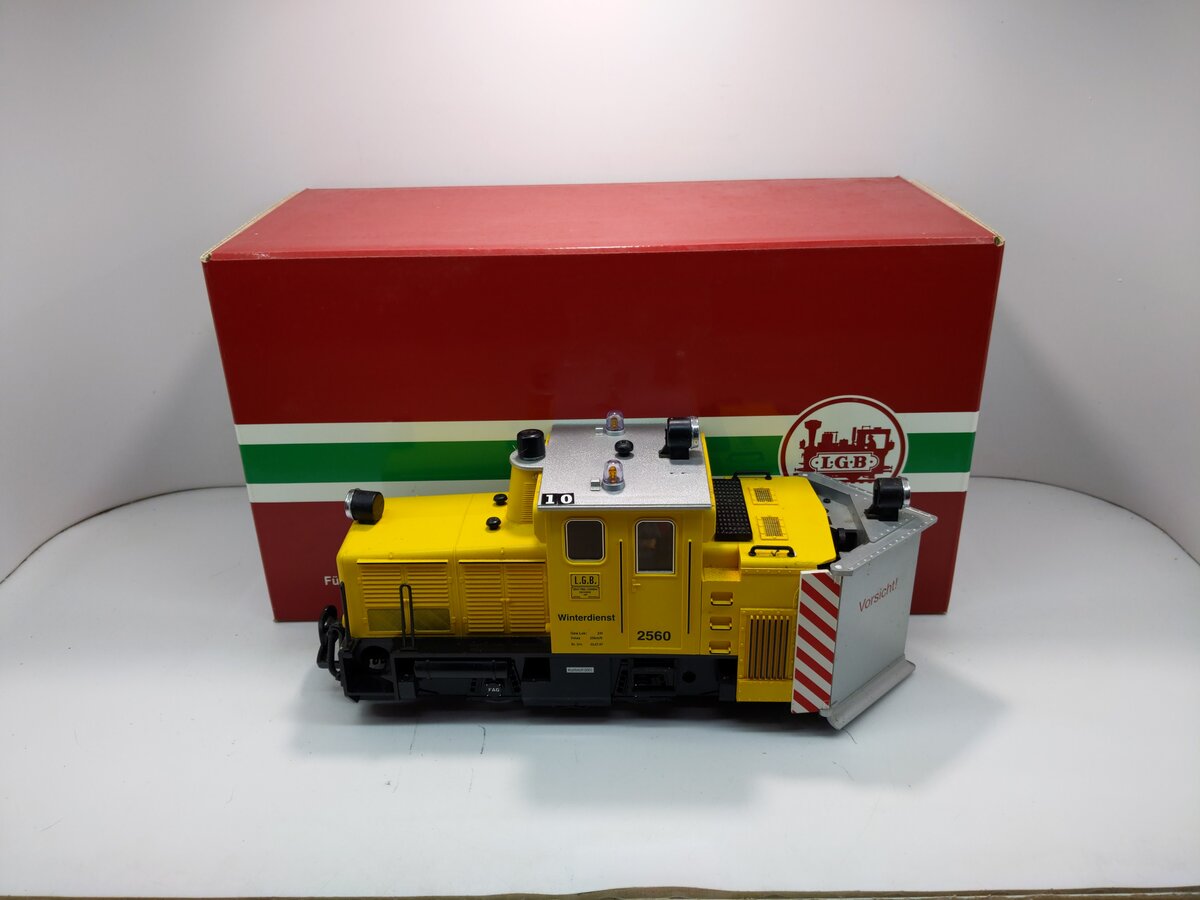 LGB 25604 MOW Snow Plow Diesel Locomotive #2560