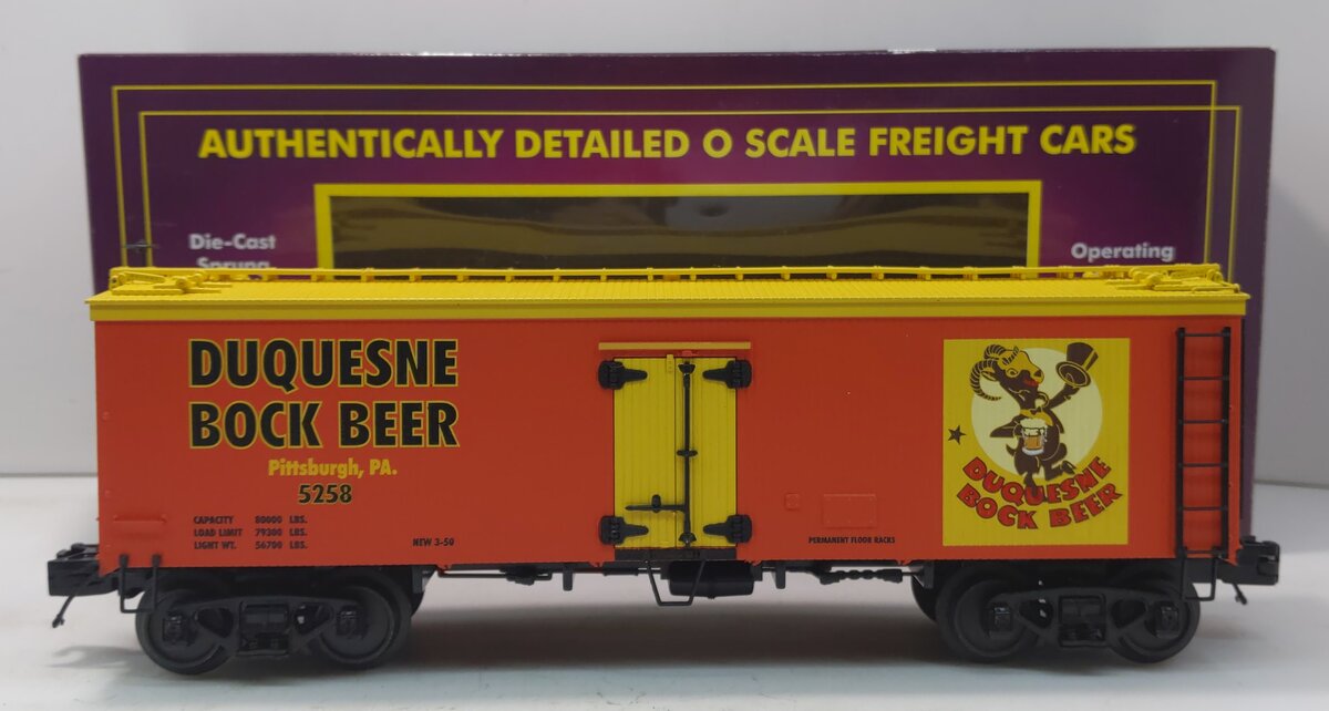 MTH 20-94327 Duquense Bock Beer 36' Woodsided Reefer