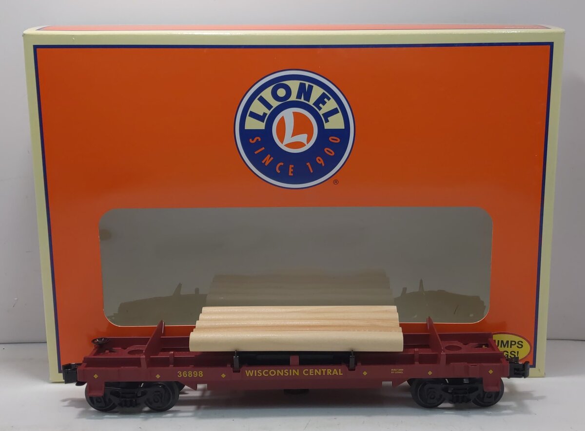 Lionel 6-36898 Wisconsin Central Log Dump Car