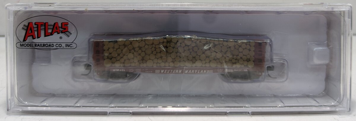 Atlas 50003717 N Western Maryland Pulpwood Flat Car #401