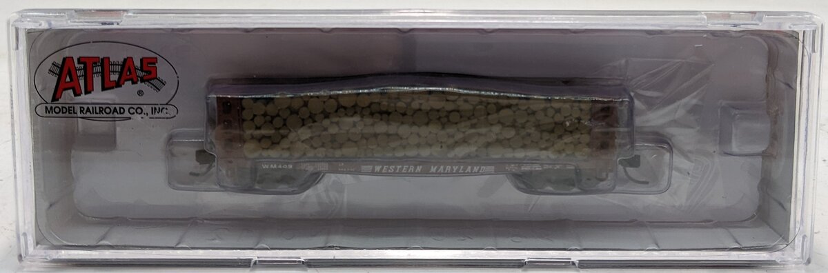 Atlas 50003718 N Western Maryland Pulpwood Flat Car #409