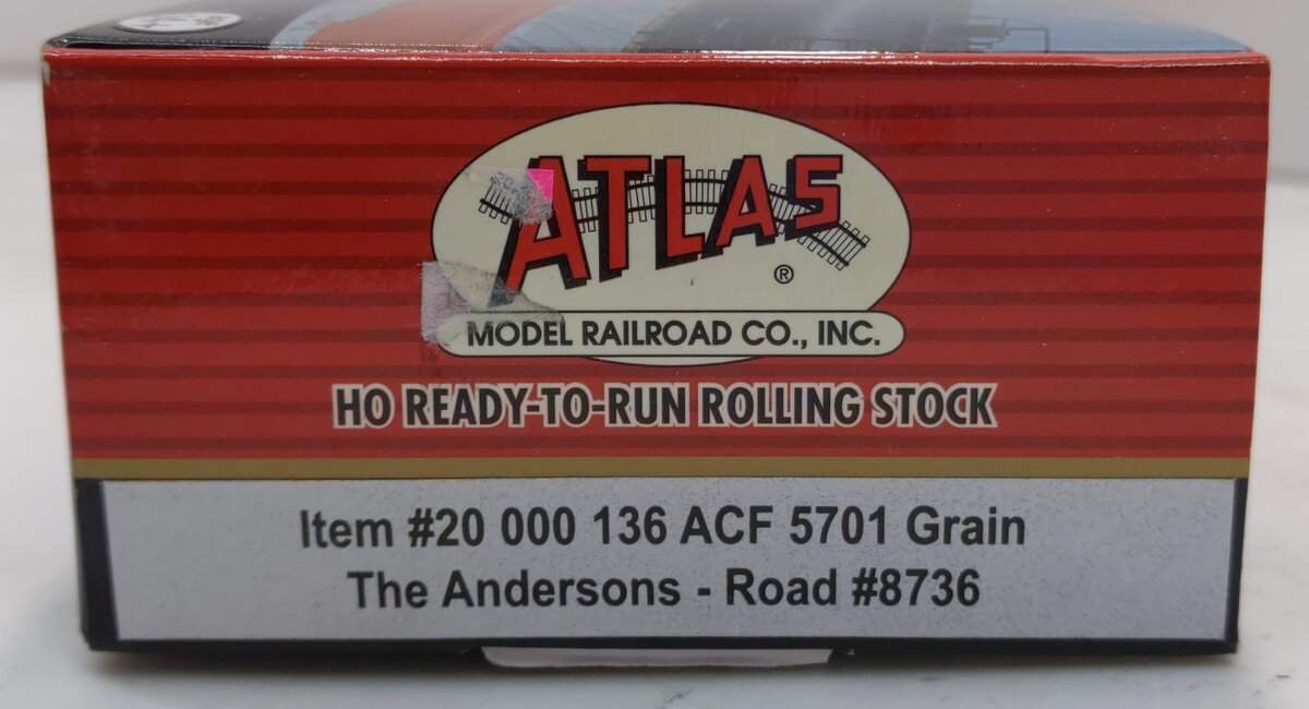 Atlas 20000136 HO Scale The Andersons ACF 5701 Covered Hopper #8736