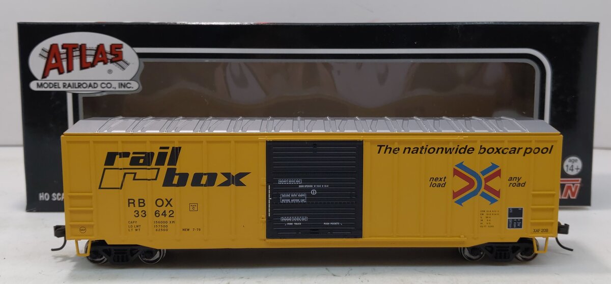 Atlas 20000391 HO Rail Box ACF 50'6" Box Car #33642