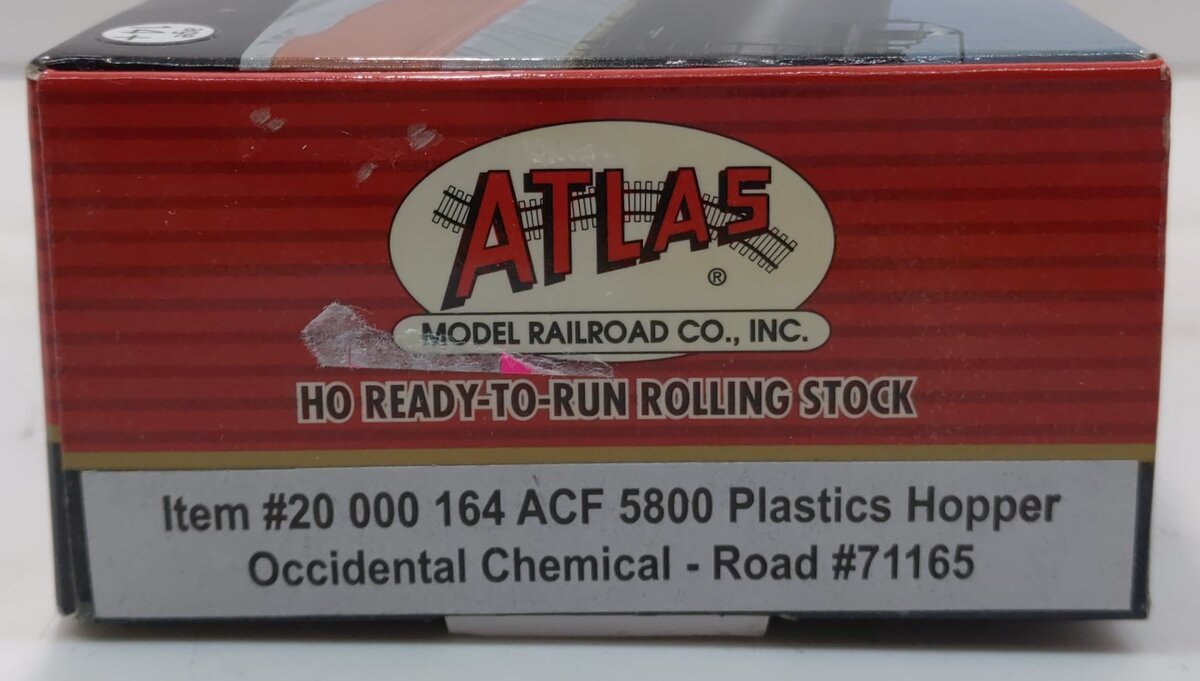 Atlas 20000164 HO Occidental Chemical ACF 5800 Plastics Hopper #71165