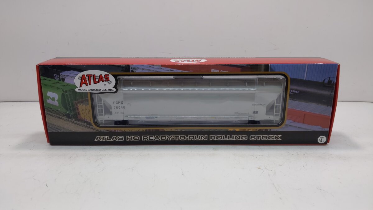 Atlas 20001078 HO Scale PGHX 4-Bay Hopper #76040