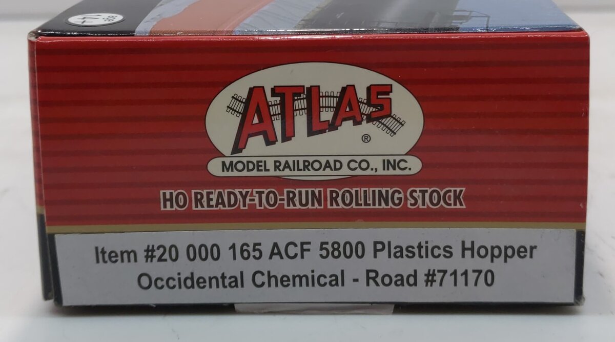 Atlas 20000165 Occidental 5800 Plastics Hopper #71170