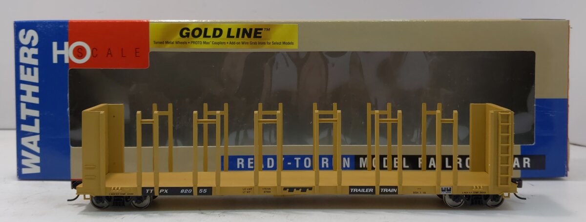 Walthers 932-3161 HO Scale TTX 63' Pulpwood Flat Car #82055