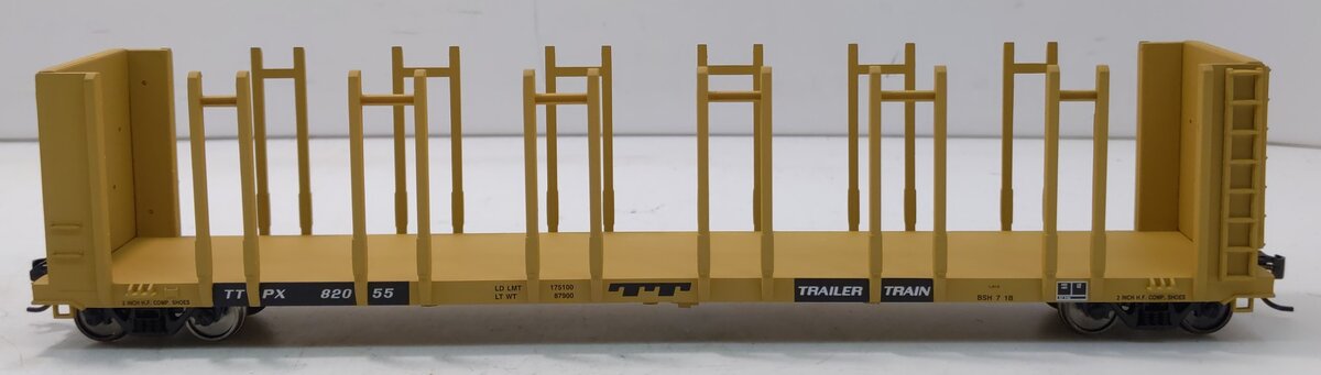 Walthers 932-3161 HO Scale TTX 63' Pulpwood Flat Car #82055