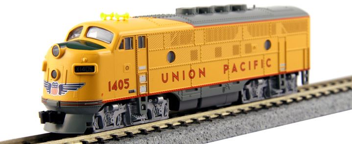 Kato 176-1113 N Scale Union Pacific EMD F3A Diesel Locomotive #1405