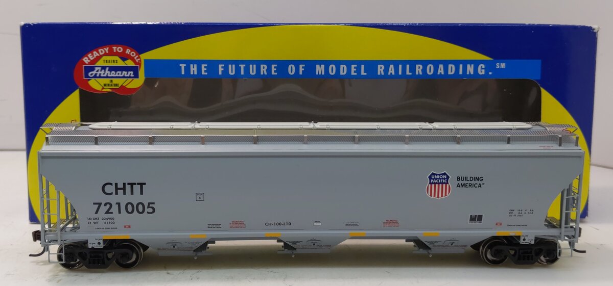 Athearn 89267 HO UP/CHTT Trinity 5161 cu ft Covered Hopper #721005