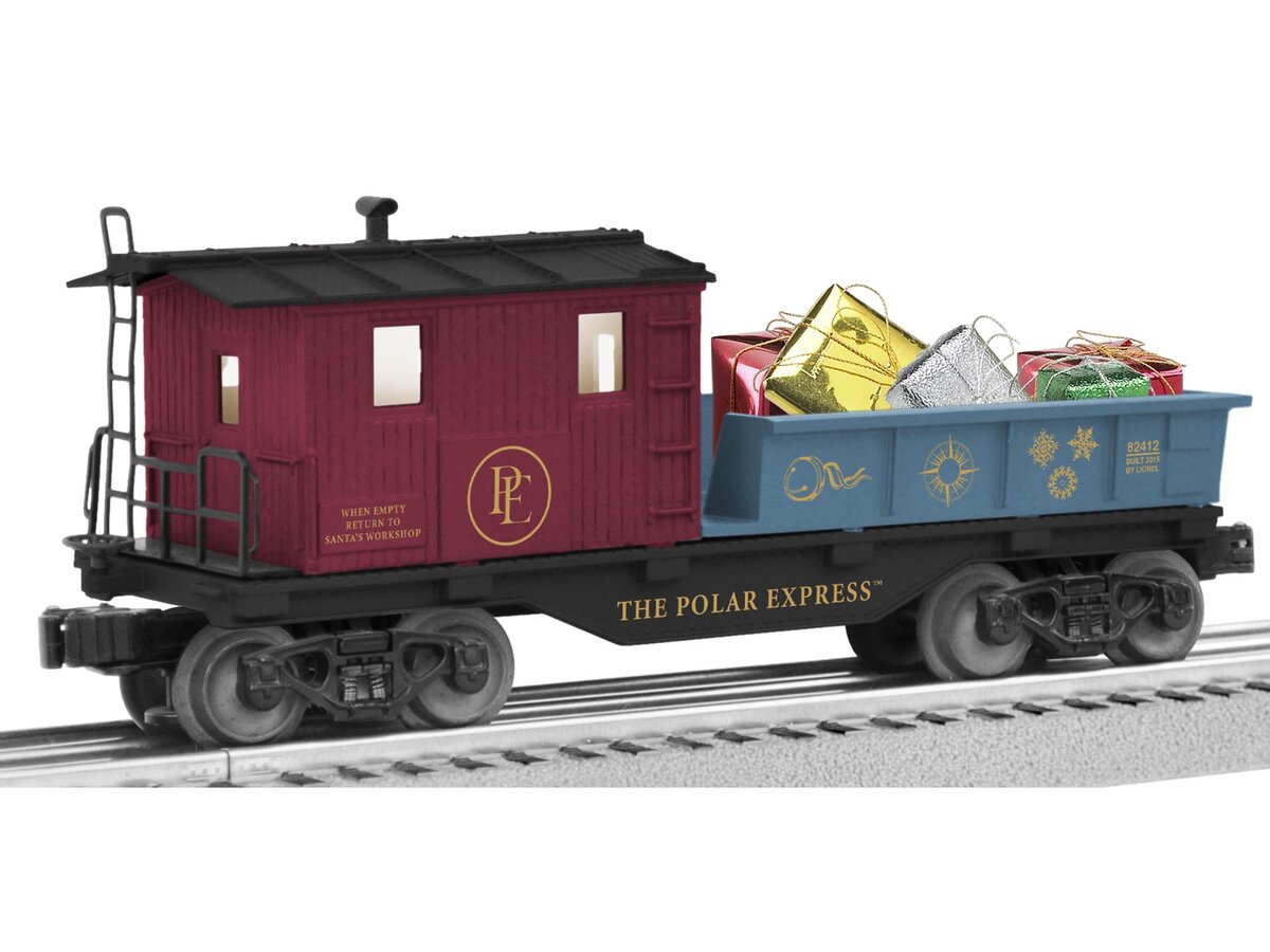 Lionel 6-82512 O Gauge Polar Express Work Caboose w/Presents