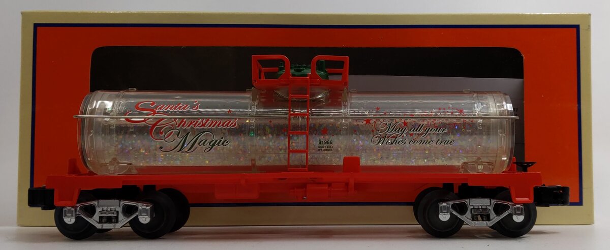 Lionel 6-81986 O Gauge Santa's Magic Christmas Wish Tank Car
