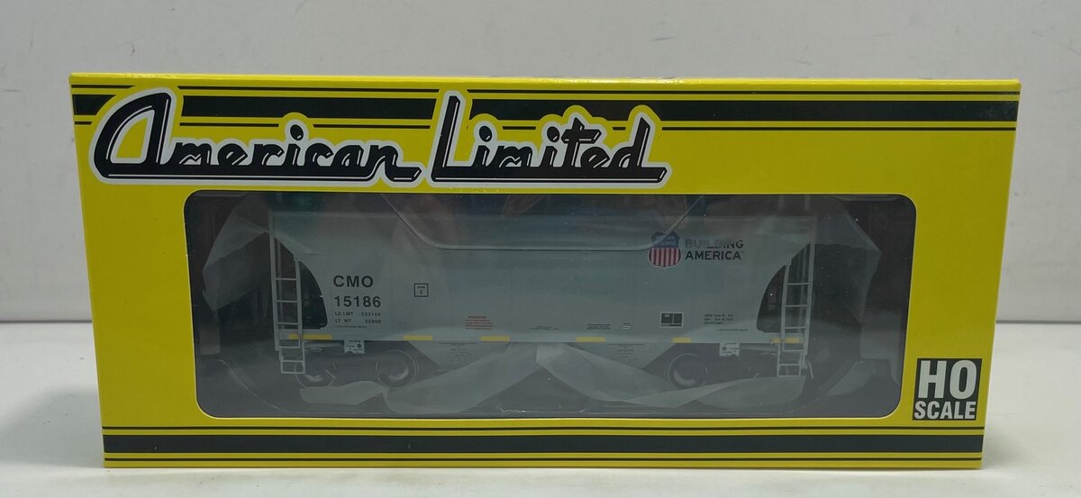 American Limited Models 1006 HO CMO 3281Cu.Ft 2-Bay Covrd Hopper #15186