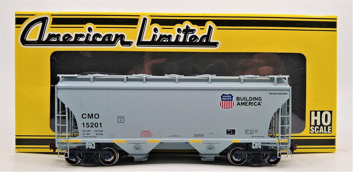 American Limited Models 1007 HO CMO 3281Cu.Ft. 2-Bay Covrd Hopper #15201