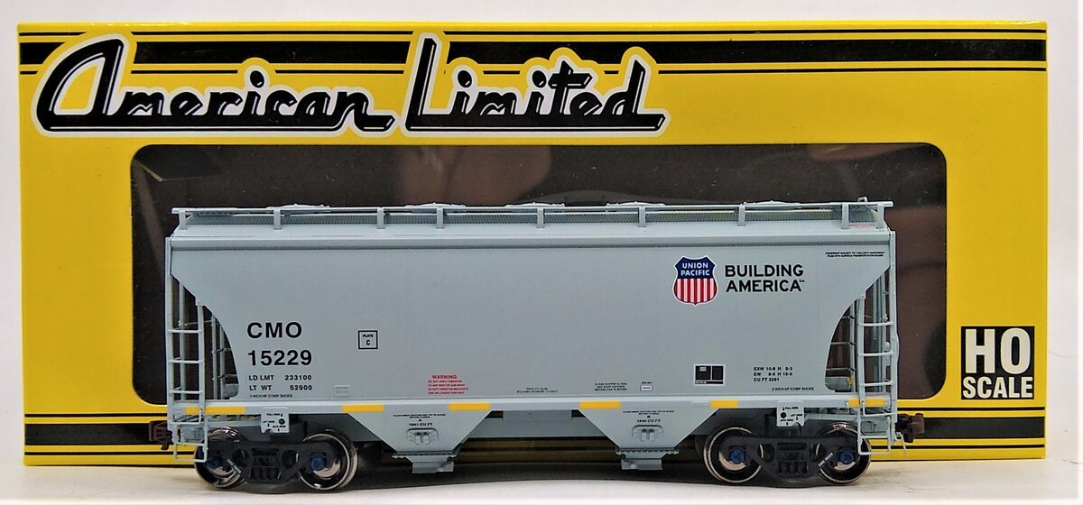 American Limited Models 1008 HO CMO 3281cf 2-Bay Covrd Hopper #15229