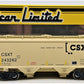 American Limited Models 1020 HO CSXT 3281cf 2-Bay Covered Hopper #243262