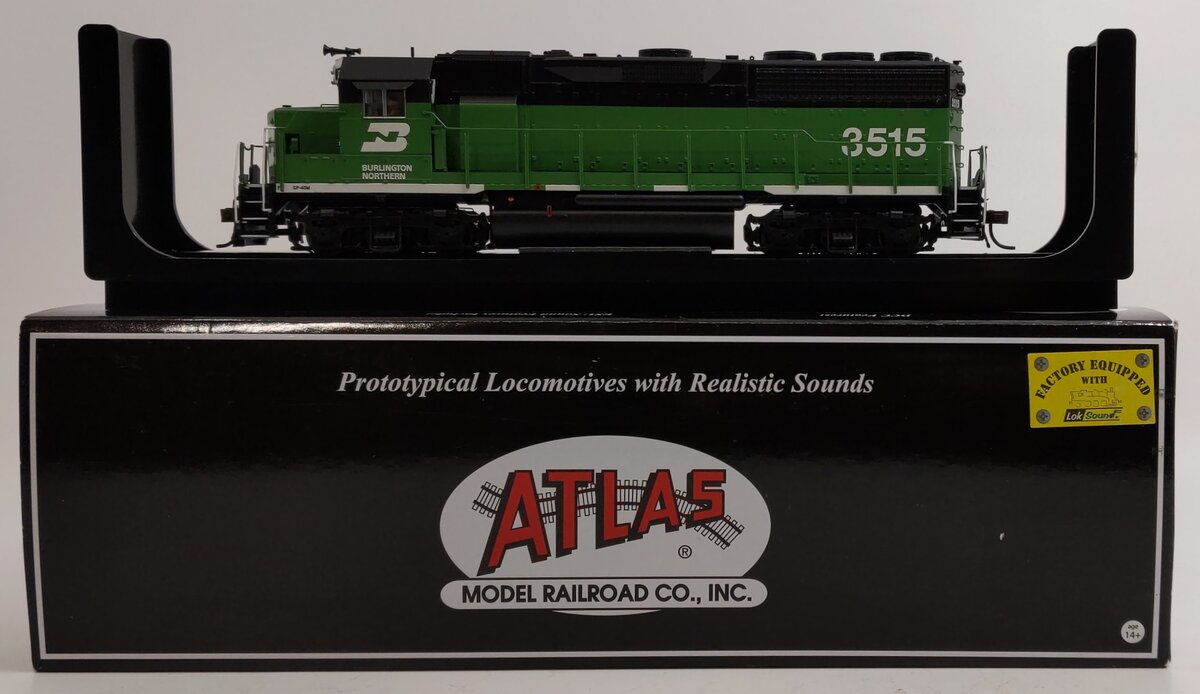 Atlas 10002426 HO BN GP40 High Nose Gold Series Diesel Locomotive #3515
