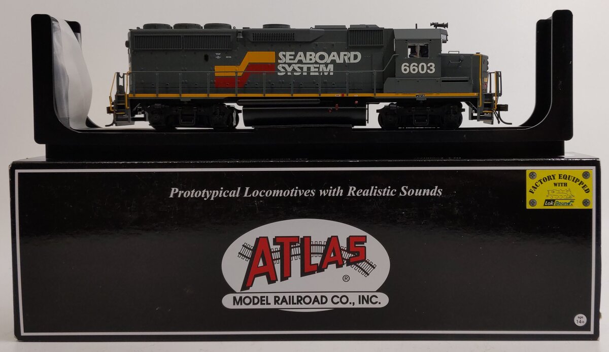 Atlas 10002596 HO Seaboard System GP40-2 Diesel Locomotive #6603 - LokSound/DCC