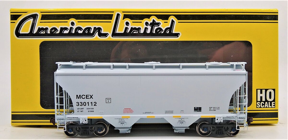 American Limited Models 1034 HO MCEX 3281cf 2-Bay Covered Hopper #330112