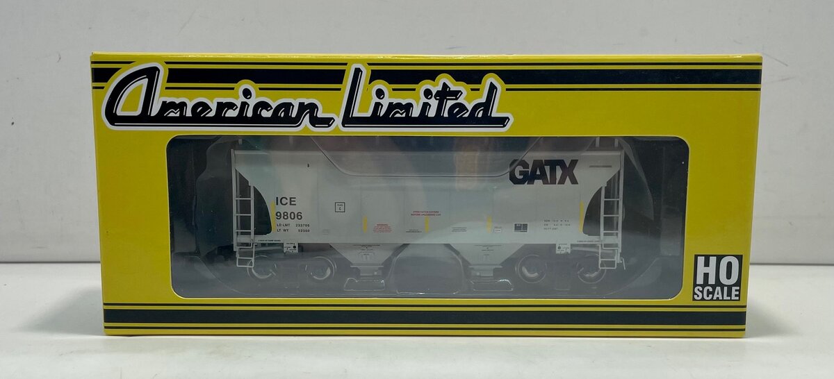 American Limited Models 1062 HO ICEGATX 2-Bay Covered Hopper #9806