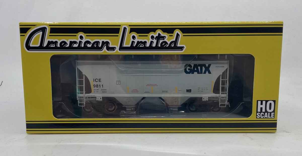 American Limited Models 1063 HO ICEGATX 2-Bay Covered Hopper #9811