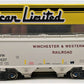 American Limited Models 1071 HO Winchester & Western 2-Bay Covered Hopper #9537