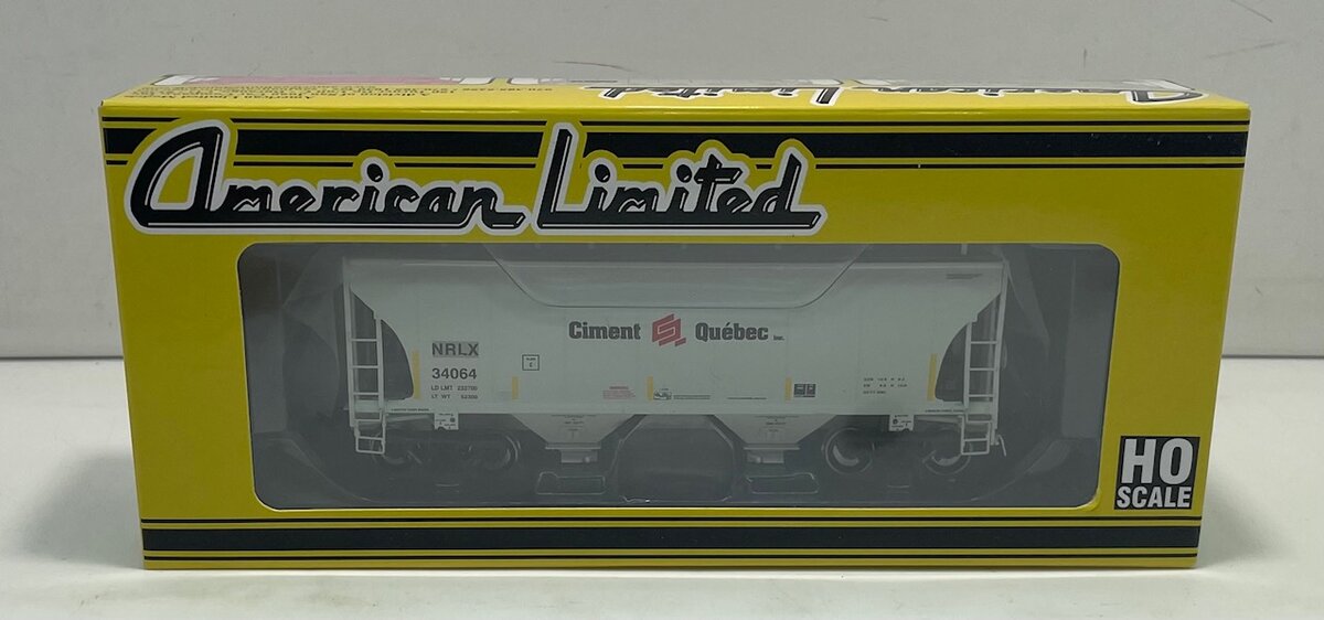American Limited Models 1082 HO Ciment Que'bec NRLX 2-Bay Covered Hopper #34064