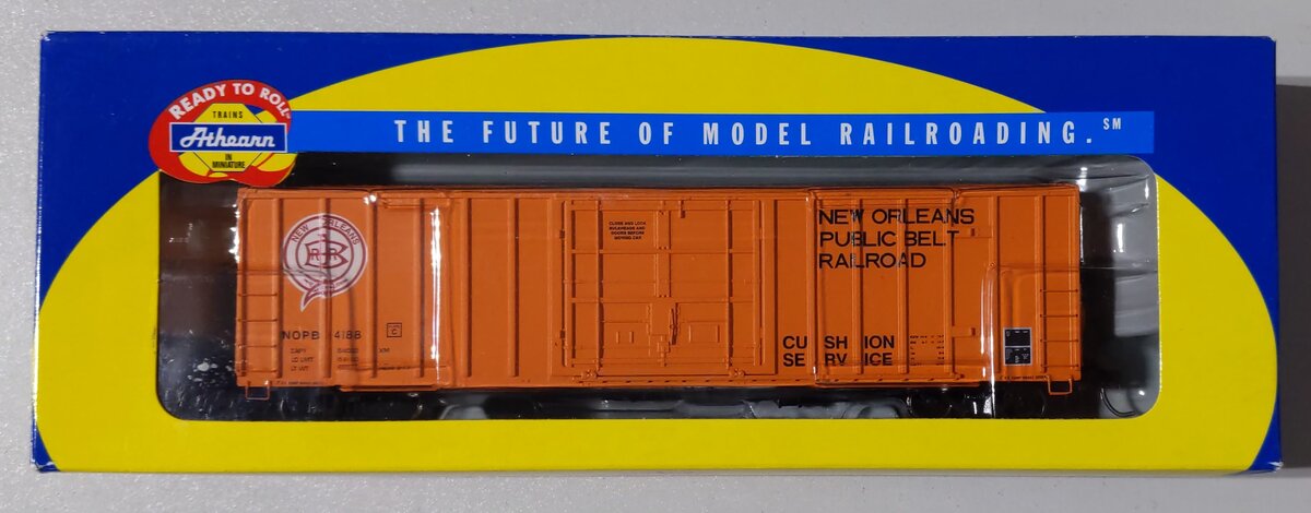 Athearn 87408 HO New Orleans Public Belt 50' FMC Plug Door Box #4188