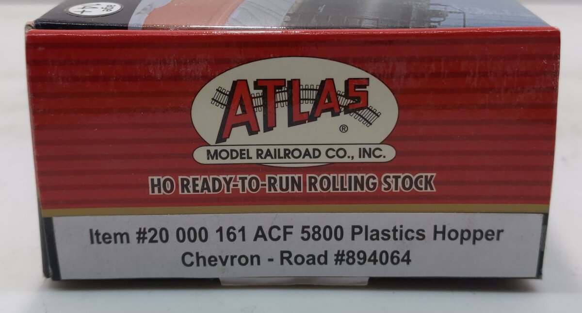 Atlas 20000161 HO Scale Chevron ACF 5800 Plastics Hopper #894064
