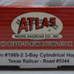 Atlas 1989-2 HO Texas Railcar 3-Bay Cylindrical Hopper #5344