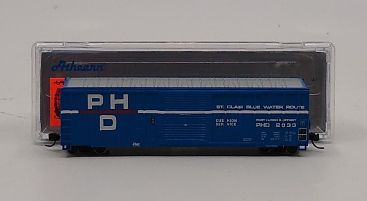Athearn 24275 N 50' FMC 5347 Box, PH&D Box Car #2033