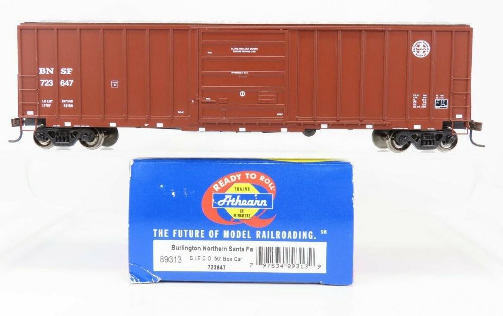 Athearn 89313 HO BNSF 50' SIECO Boxcar #723647