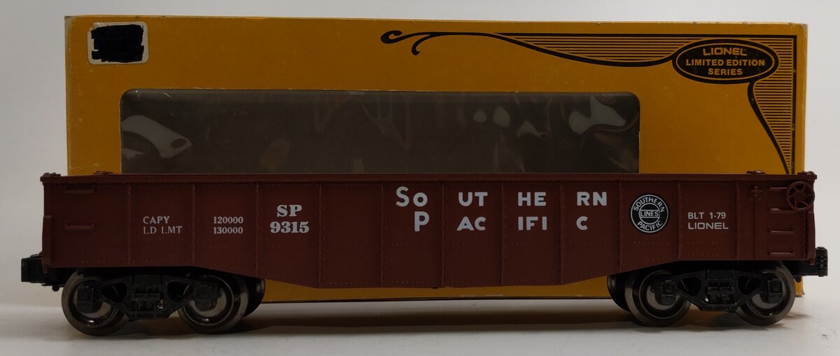Lionel 6-9315 O Gauge Southern Pacific Gondola