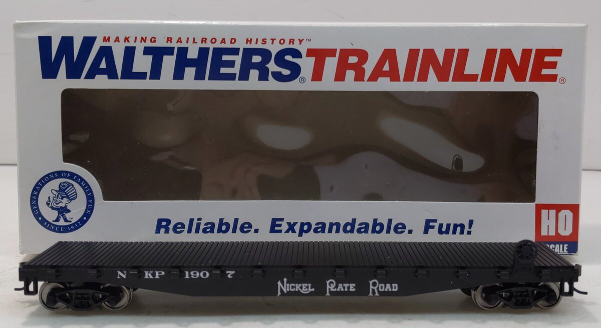 Walthers 931-1607 HO Nickel Plate Road Flatcar - Ready to Run #1907