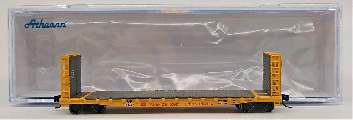 Athearn 24314 N UP GSC 53' Bulkhead Flat Car #15633