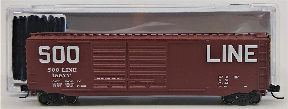 Athearn 2799 N SOO Line 50' Double Sliding Door Box Car #15577
