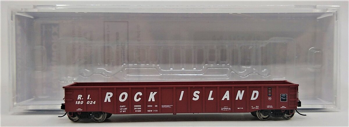 Trainworx Inc 25243-14 N Rock Island 52' Gondola #180024