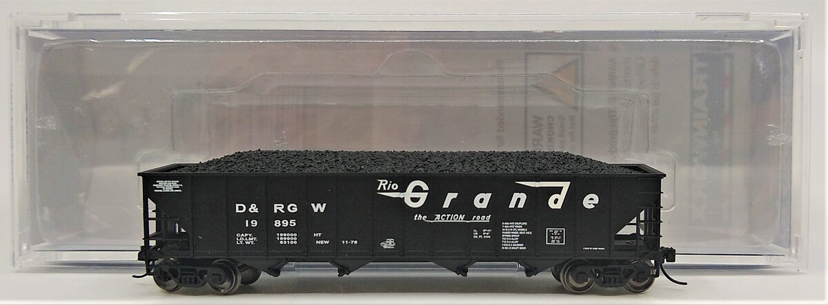 Trainworx Inc 2401-34 N D&RGW 100T Quad Hopper #19895