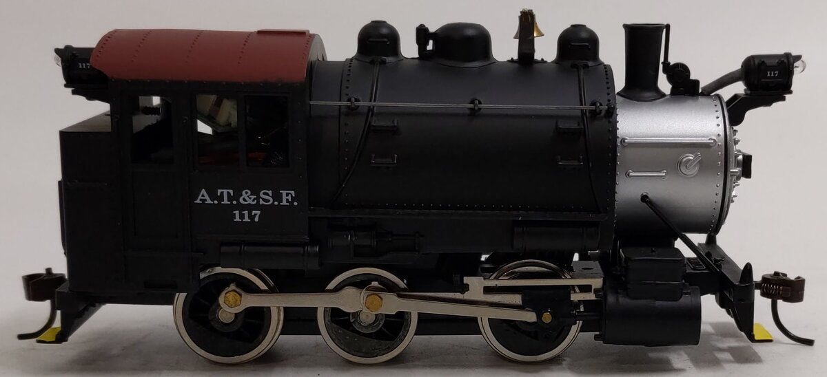 Mantua 393001 HO Scale ATSF 0-6-0 Tank Switcher Locomotive #117